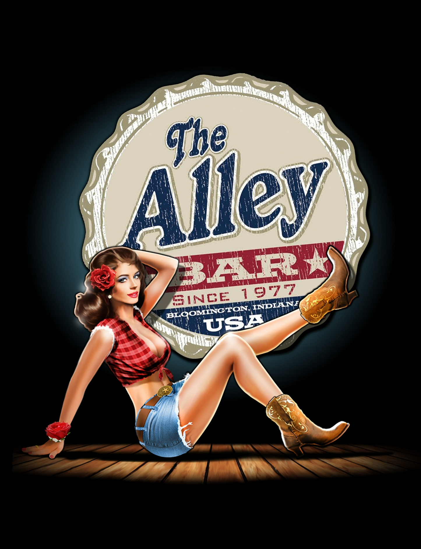 Cowgirl Pin Up