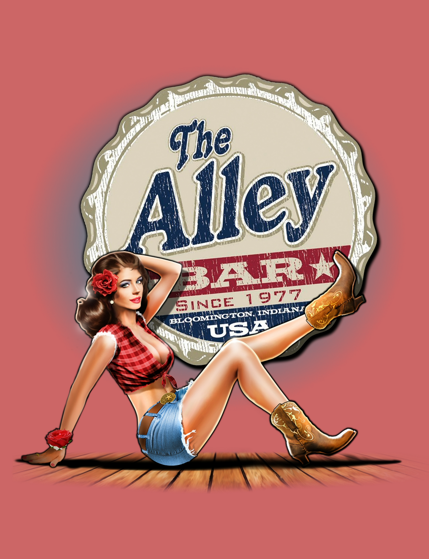Cowgirl Pin Up