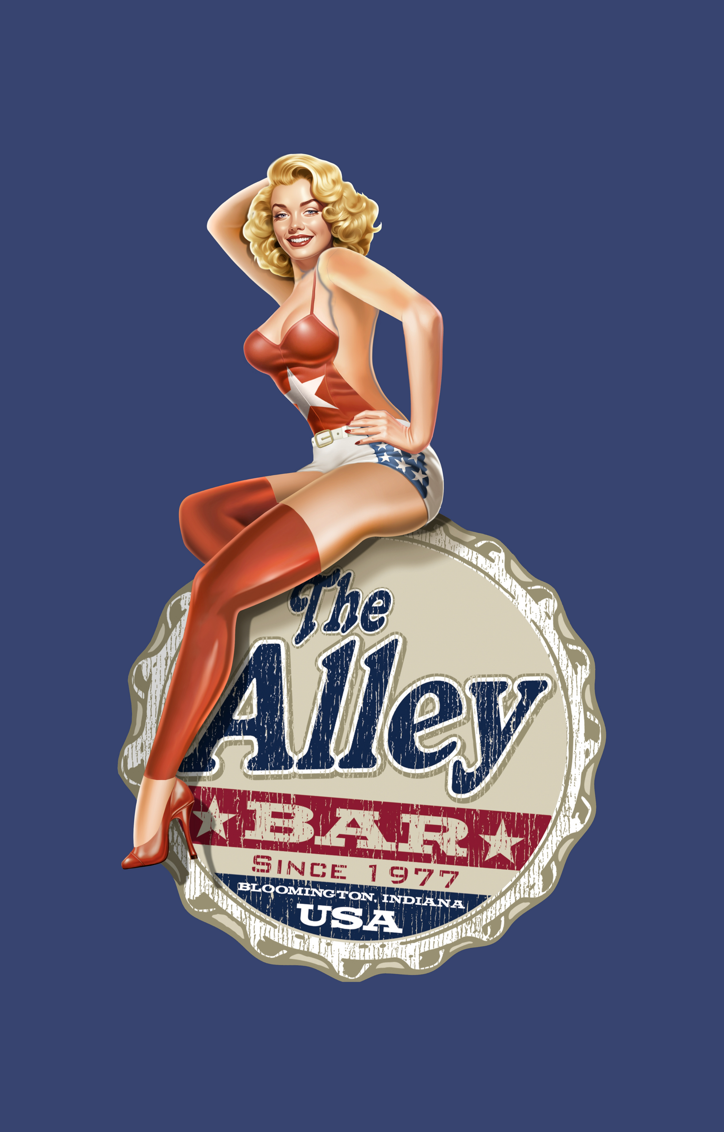 Stars & Stripes Pin Up