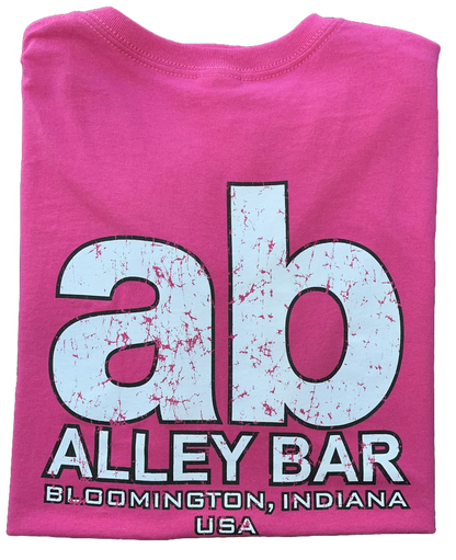 AB Short Sleeve V-neck - Pink