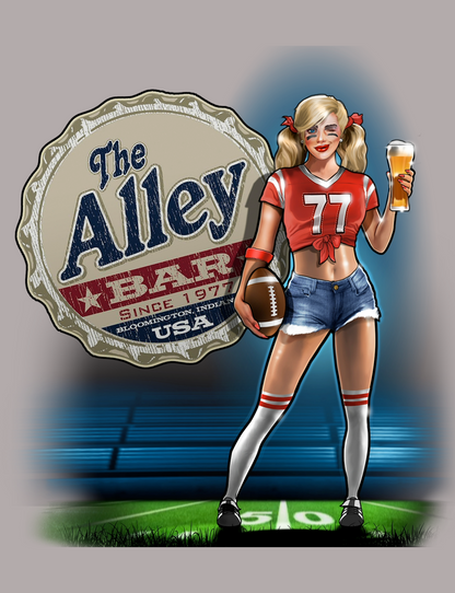 Football Pin Up