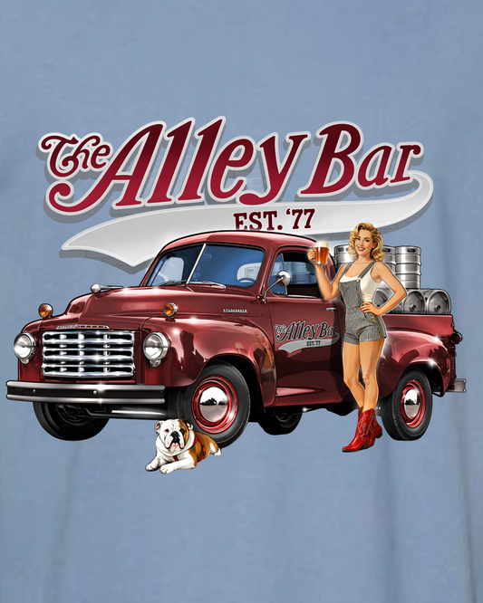Trucker Pin Up - Denim Blue